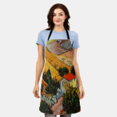 Vincent van Gogh - Landschaft, Haus und Plowman Schürze (Getragen)