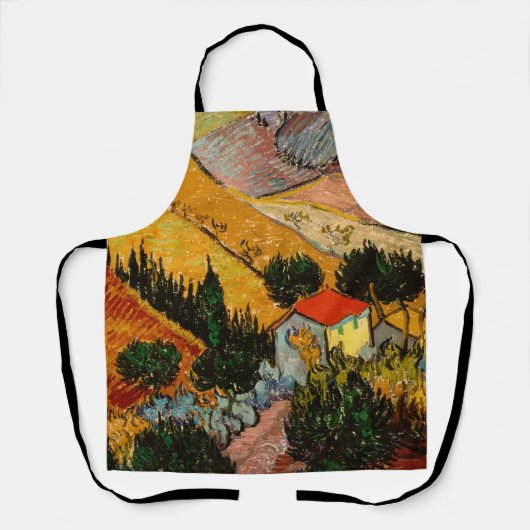 Vincent van Gogh - Landschaft, Haus und Plowman Schürze (Vorderseite)