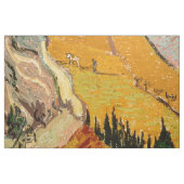 Vincent van Gogh - Landschaft, Haus und Plowman Stoff (Fat Quarter (45,7 x 55,9 cm))