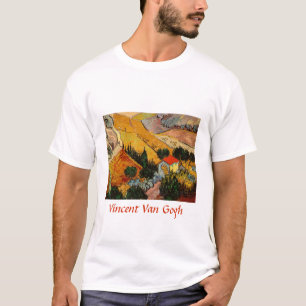 Vincent van Gogh - Landschaft, Haus und Plowman T-Shirt