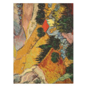 Vincent van Gogh - Landschaft, Haus und Plowman Tischdecke (Vorderseite)