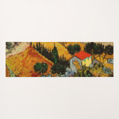 Vincent van Gogh - Landschaft, Haus und Plowman Yogamatte (Rückseite (Horizontal))