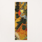 Vincent van Gogh - Landschaft, Haus und Plowman Yogamatte (Vorderseite)