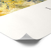 Vincent van Gogh Landschaft in Saint-Rémy Frankrei Poster (Ecke)