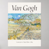 Vincent van Gogh Landschaft in Saint-Rémy Frankrei Poster (Vorne)