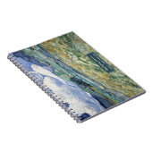 Vincent Van Gogh Landschaft Kunst Gold Monogrammie Notizblock (Rechte Seite)
