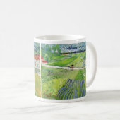 Vincent van Gogh - Landschaft mit Beförderung & Zu Kaffeetasse (VorderseiteRechts)