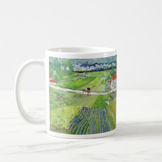 Vincent van Gogh - Landschaft mit Beförderung & Zu Kaffeetasse (Links)
