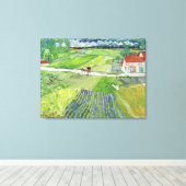 Vincent van Gogh - Landschaft mit Beförderung & Zu Leinwanddruck (Insitu (Holzboden))