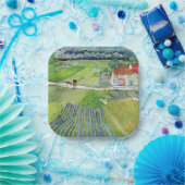 Vincent van Gogh - Landschaft mit Beförderung & Zu Pappteller (Party)