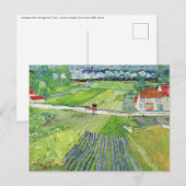 Vincent van Gogh - Landschaft mit Beförderung & Zu Postkarte (Vorne/Hinten)