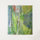 Vincent van Gogh - Landschaft mit Beförderung & Zu Wandteppich (Vorderseite)