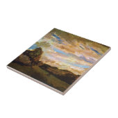 Vincent Van Gogh - Landschaft mit Dunes Fine Art Fliese (Seite)