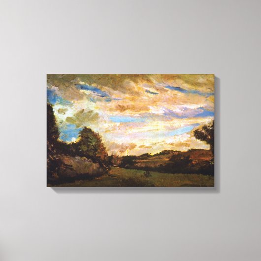 Vincent Van Gogh - Landschaft mit Dunes Fine Art Leinwanddruck (Vorderseite)