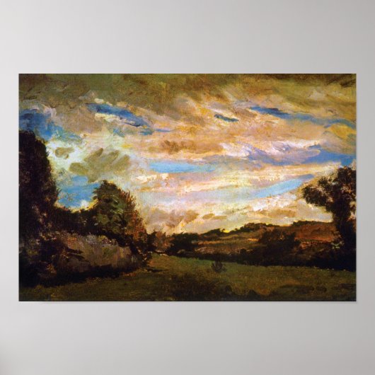 Vincent Van Gogh - Landschaft mit Dunes Fine Art Poster (Vorne)