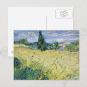 Vincent van Gogh | Landschaft mit grünem Mais, 188 Postkarte (Vorne/Hinten)