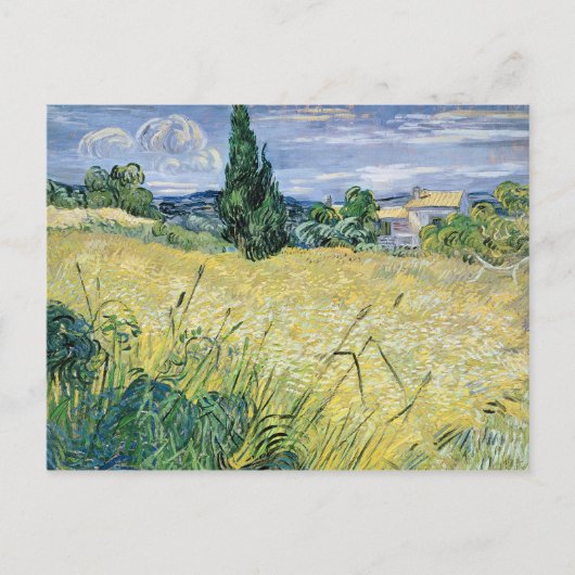 Vincent van Gogh | Landschaft mit grünem Mais, 188 Postkarte (Vorderseite)