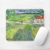Vincent van Gogh - Landschaft mit Kutsche & Zug Mousepad (Mit Mouse)