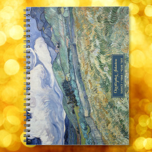 Vincent Van Gogh Landschaft Mit Monogramm Notizblock
