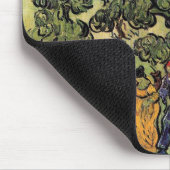 Vincent Van Gogh - Landschaft mit paare Fine Art Mousepad (Ecke)