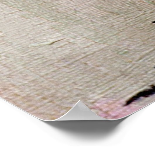 Vincent van Gogh - Landschaft Poster (Ecke)