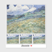 Vincent Van Gogh, Landschaft von Saint-Remy Aufkleber (Blatt)