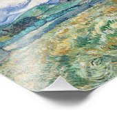 Vincent Van Gogh - Landschaft von Saint-Remy Fotodruck (Ecke)