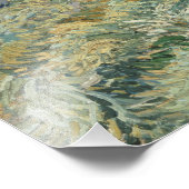 Vincent Van Gogh, Landschaft von Saint-Remy Fotodruck (Ecke)