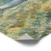 Vincent Van Gogh - Landschaft von Saint-Remy Poster (Ecke)