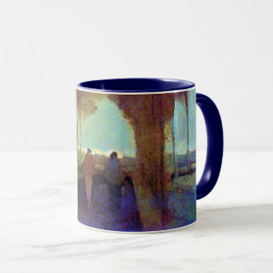 Vincent Van Gogh - Landstraße mit zwei Figuren Tasse