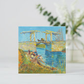 Vincent van Gogh - Langlois Bridge bei Arles #1 Einladung (Stehend Vorderseite)
