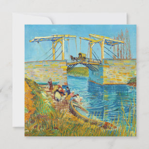 Vincent van Gogh - Langlois Bridge bei Arles #1 Einladung