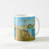 Vincent van Gogh - Langlois Bridge bei Arles #1 Kaffeetasse (VorderseiteRechts)