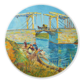 Vincent van Gogh - Langlois Bridge bei Arles #1 Keramikknauf