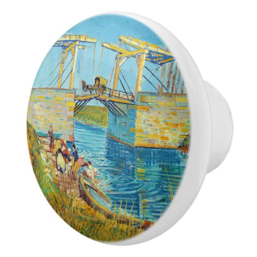 Vincent van Gogh - Langlois Bridge bei Arles #1 Keramikknauf (Rechts)