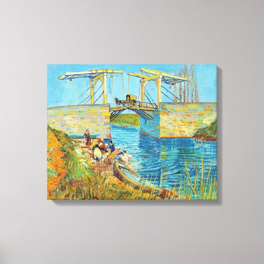 Vincent van Gogh - Langlois Bridge bei Arles #1 Leinwanddruck (Vorderseite)