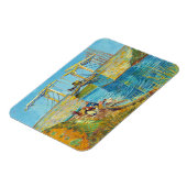 Vincent van Gogh - Langlois Bridge bei Arles #1 Magnet (Linke Seite)
