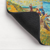 Vincent van Gogh - Langlois Bridge bei Arles #1 Mousepad (Ecke)