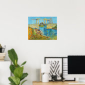 Vincent van Gogh - Langlois Bridge bei Arles #1 Poster (Heimbüro)