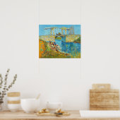 Vincent van Gogh - Langlois Bridge bei Arles #1 Poster (Küche)