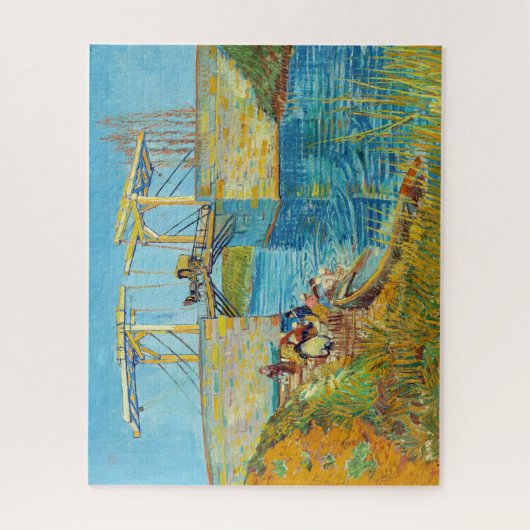 Vincent van Gogh - Langlois Bridge bei Arles #1 Puzzle (Vertikal)