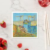 Vincent van Gogh - Langlois Bridge bei Arles #1 Serviette (Beispiel)