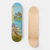 Vincent van Gogh - Langlois Bridge bei Arles #1 Skateboard (Vorderseite)