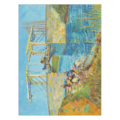 Vincent van Gogh - Langlois Bridge bei Arles #1 Tischdecke (Vorderseite)
