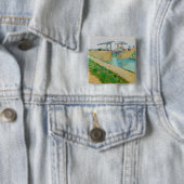 Vincent van Gogh - Langlois Bridge bei Arles #2 Button (Beispiel)
