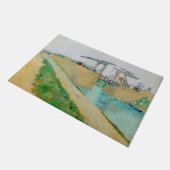 Vincent van Gogh - Langlois Bridge bei Arles #2 Fußmatte (Schrägansicht)