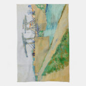 Vincent van Gogh - Langlois Bridge bei Arles #2 Geschirrtuch (Vertikal)