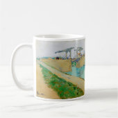 Vincent van Gogh - Langlois Bridge bei Arles #2 Kaffeetasse (Links)