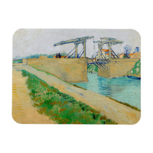 Vincent van Gogh - Langlois Bridge bei Arles #2 Magnet