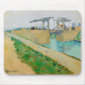 Vincent van Gogh - Langlois Bridge bei Arles #2 Mousepad (Vorne)